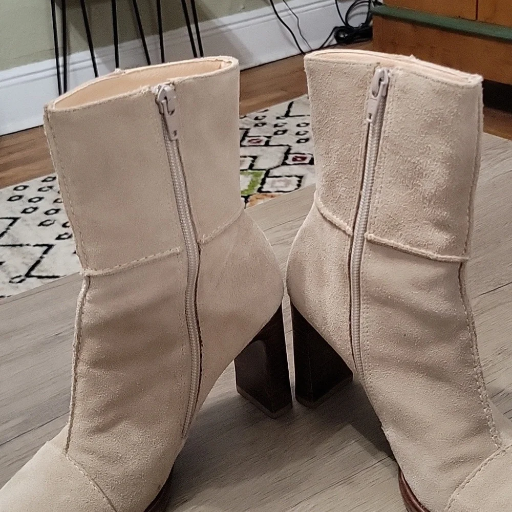 Leather BOHO Ankle Boots 7 - Picture 4 of 7